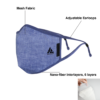 Nano-fiber Sports Mask FFP2 approved